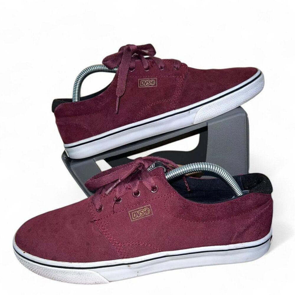 DVS Daewon Burgundy Suede Skate Shoes DVF0000187 Men's‎ 9.5